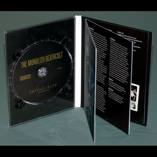 The Monolith Deathcult - Trivmvirate Addendum - CD DIGIPAK A5 - Human Detonator Records - Image 2