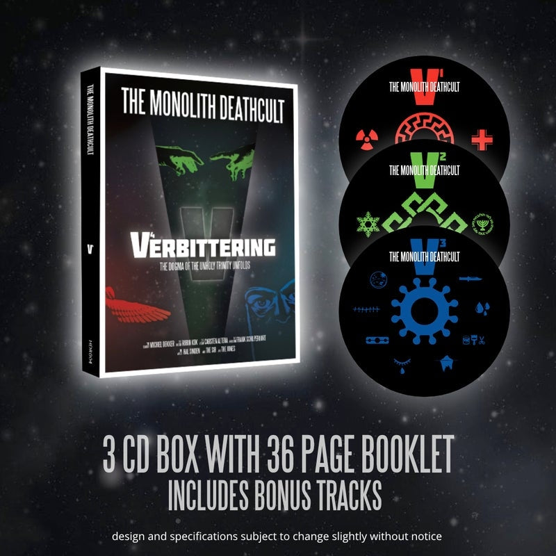 The Monolith Deathcult - V4 - Verbittering - 3CD DIGIPAK A5 - Human Detonator Records