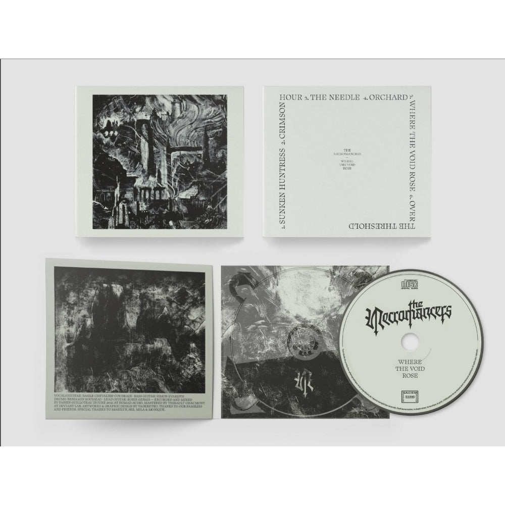 The Necromancers - Where The Void Rose - CD DIGIPAK - Editions Hurlantes - Image 2