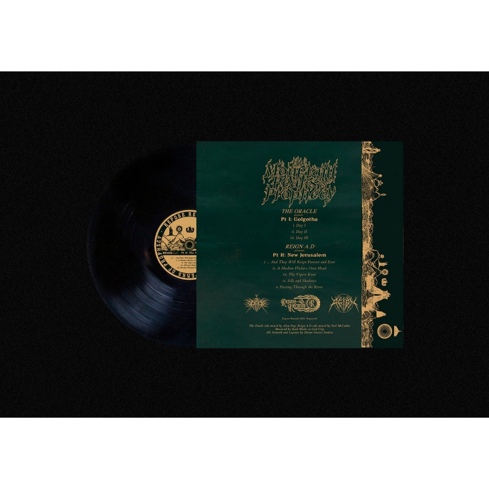 The Oracle - Reign AD - The Mountain Peaks Of Prophecy - LP - Repose Records - Image 2