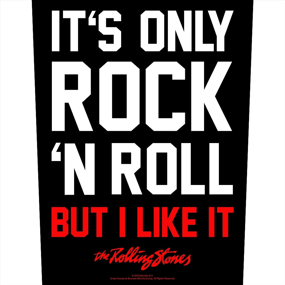 The Rolling Stones - It's Only Rock 'n Roll - BACKPATCH - Razamataz