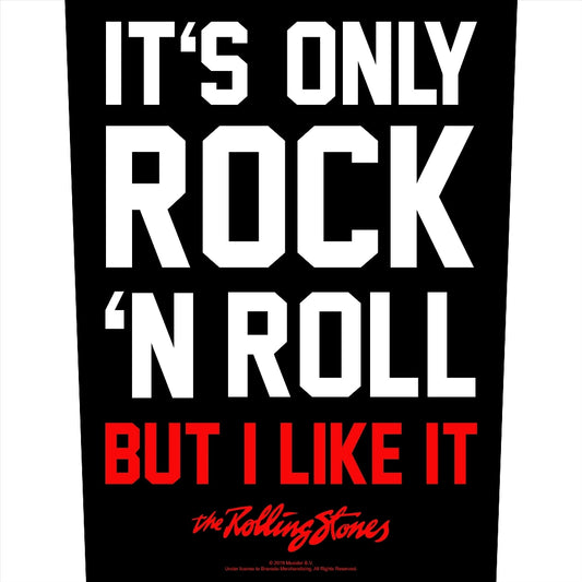 The Rolling Stones - It's Only Rock 'n Roll - BACKPATCH - Razamataz