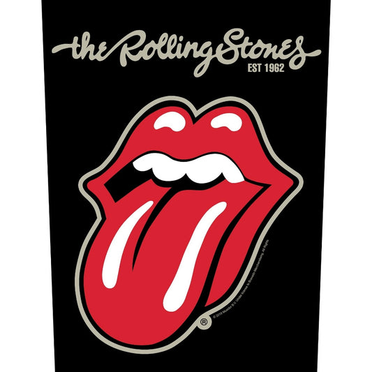 The Rolling Stones - Plastered Tongue - BACKPATCH - Razamataz