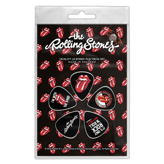 The Rolling Stones - Tongue - Guitar Pick Set - Razamataz