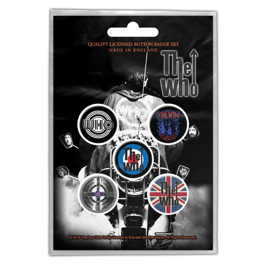 The Who - Quadrophenia - BUTTON BADGE SET - Razamataz
