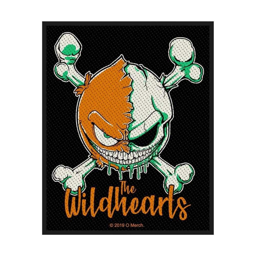 The Wildhearts - Green Skull - Patch - Razamataz