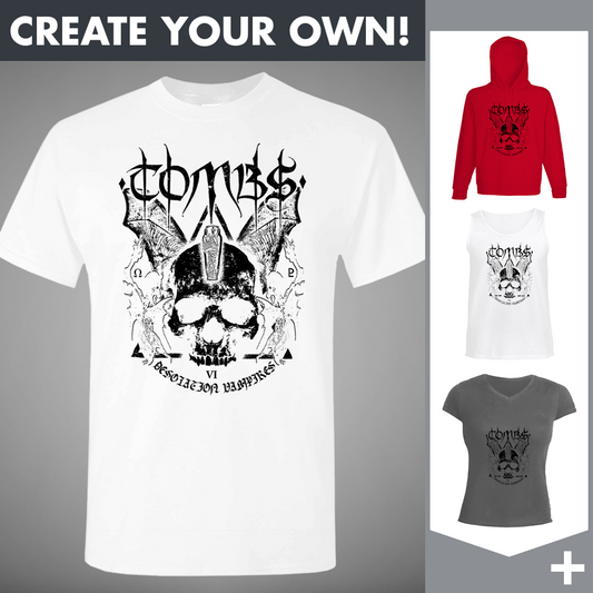 Tombs - Desolation Vampires (White) - Merchandising