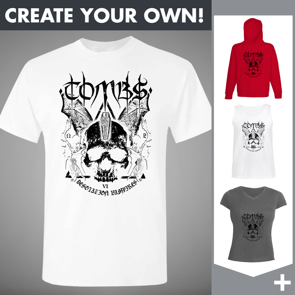 Tombs - Desolation Vampires (White) - Merchandising