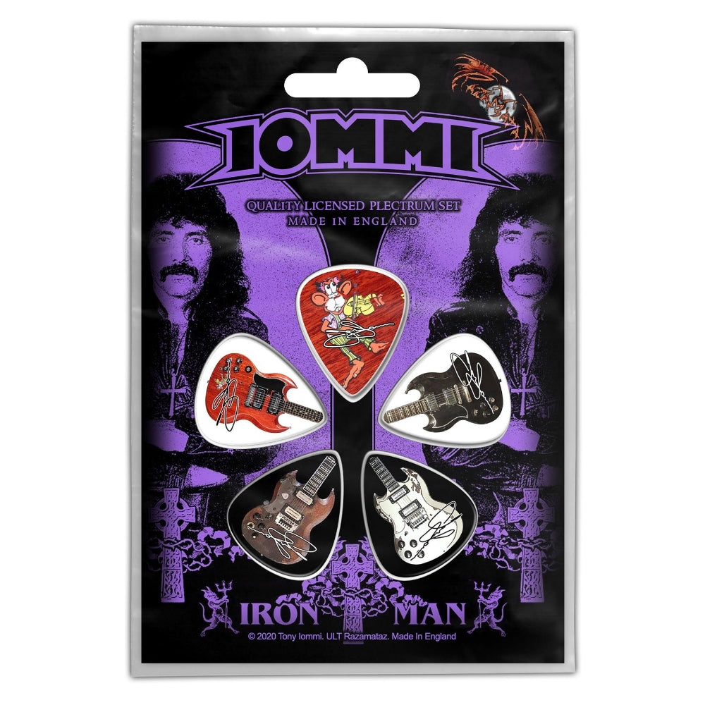 Tony Iommi - Iron Man - Guitar Pick Set - Razamataz
