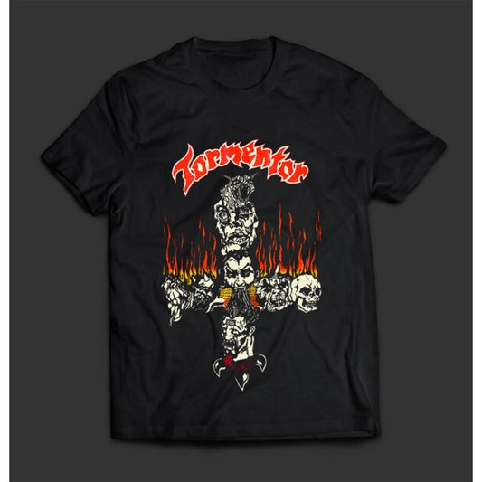 Tormentor - Skull Cross - T-shirt - Saturnus Productions