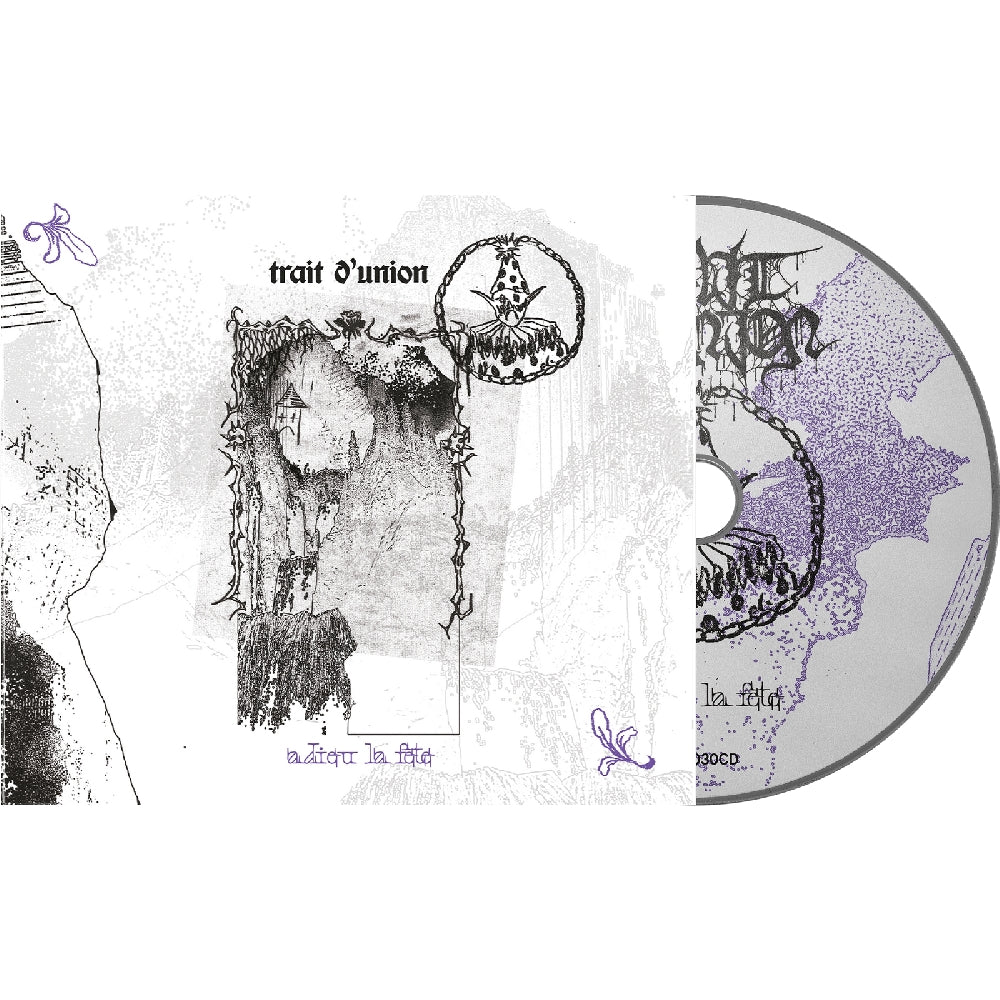 Trait D'Union - Adieu La Fête - CD DIGIPAK - Frozen Records - Image 2