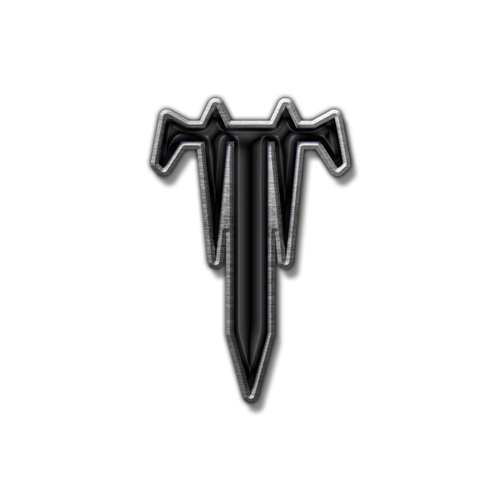 Trivium - T - METAL PIN - Razamataz