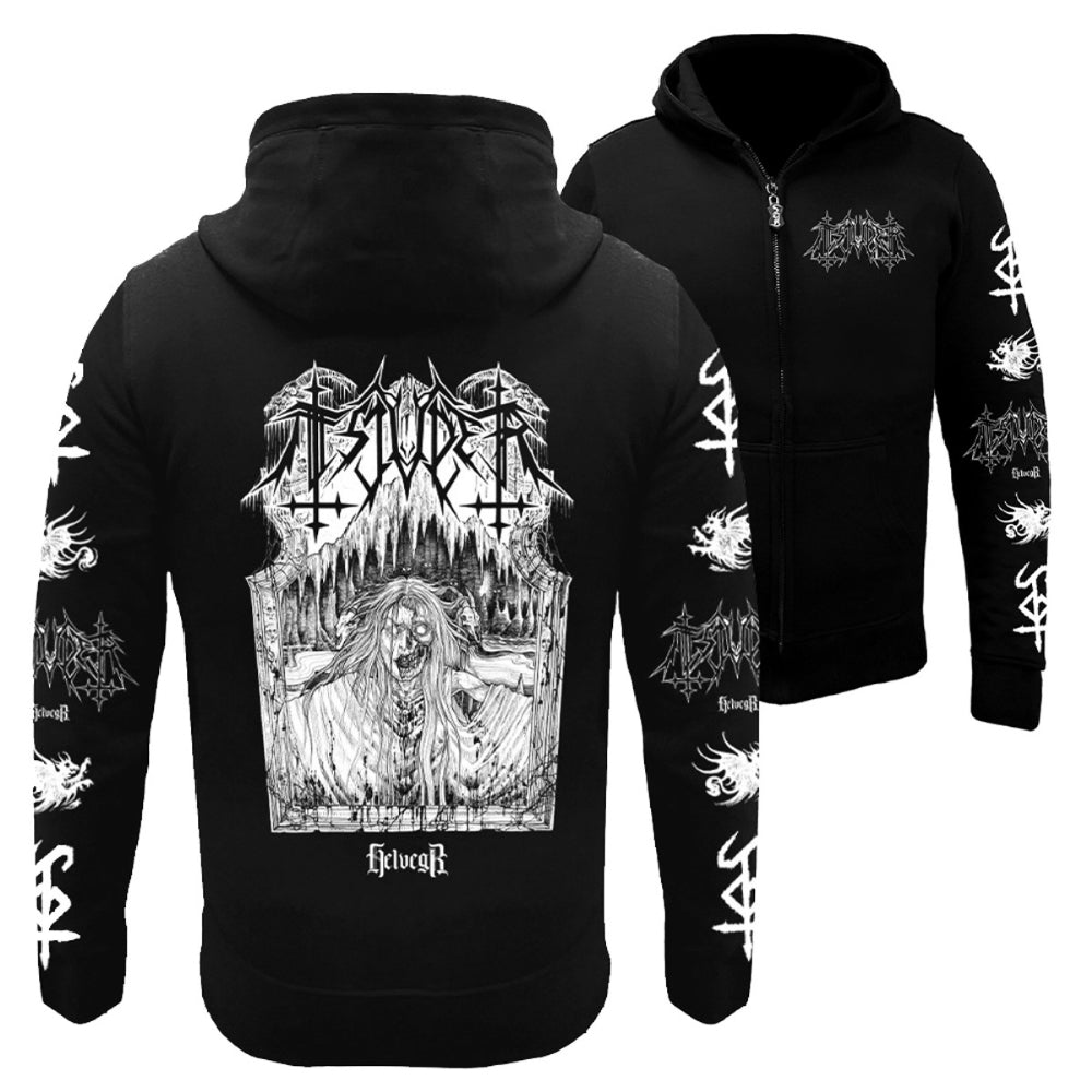 Tsjuder - Helvegr - Hooded Sweat Shirt Zip - Season of Mist