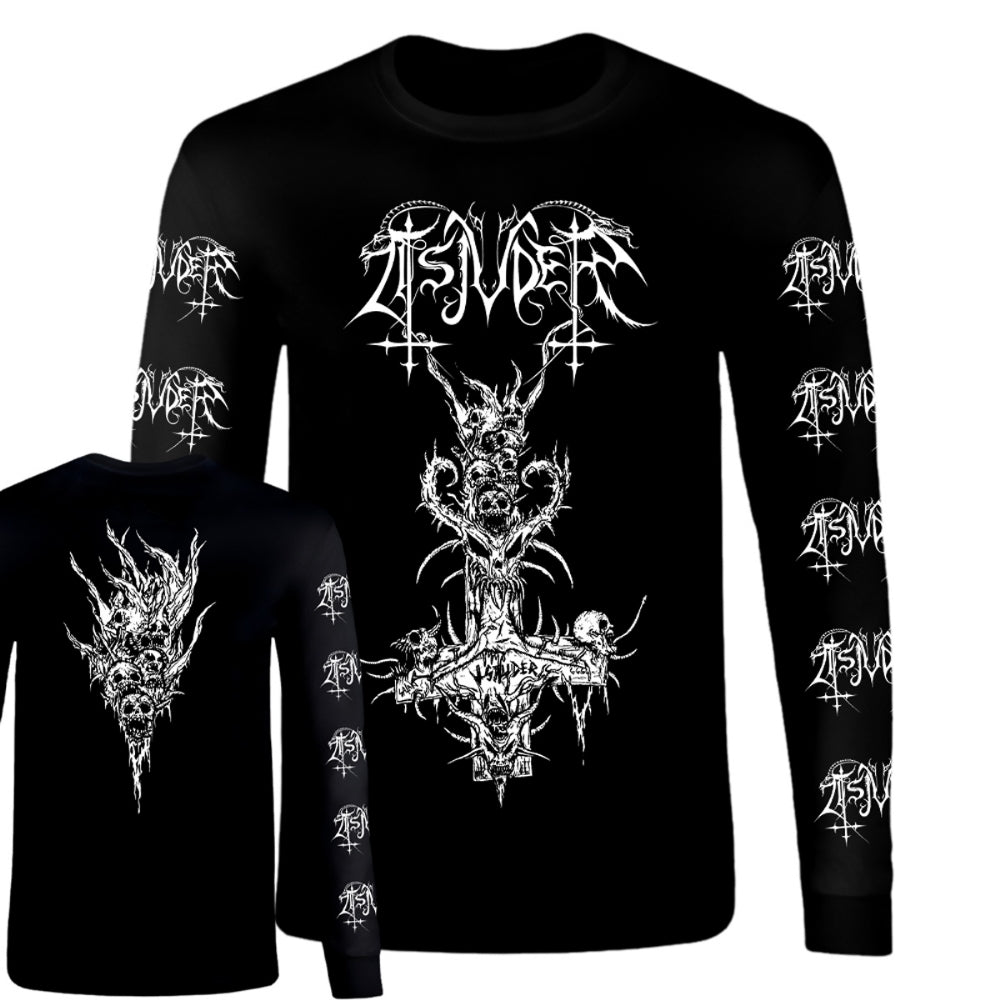 Tsjuder - Inverted Cross - Long Sleeve - Season of Mist