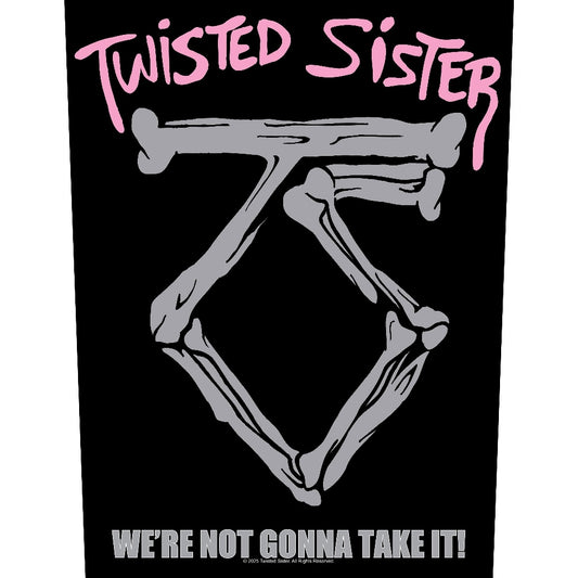 Twisted Sister - We're Not Gonna Take It - BACKPATCH - Razamataz