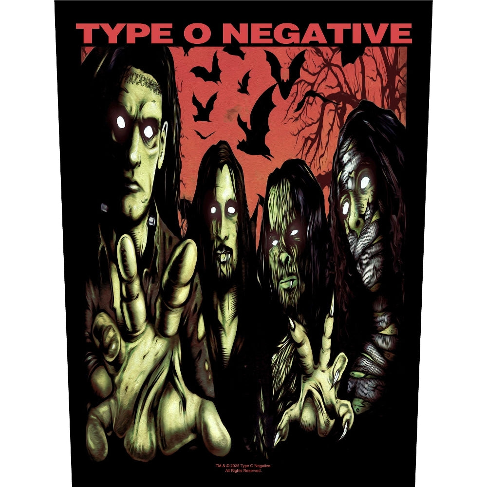 Type O Negative - Halloween - BACKPATCH - Razamataz