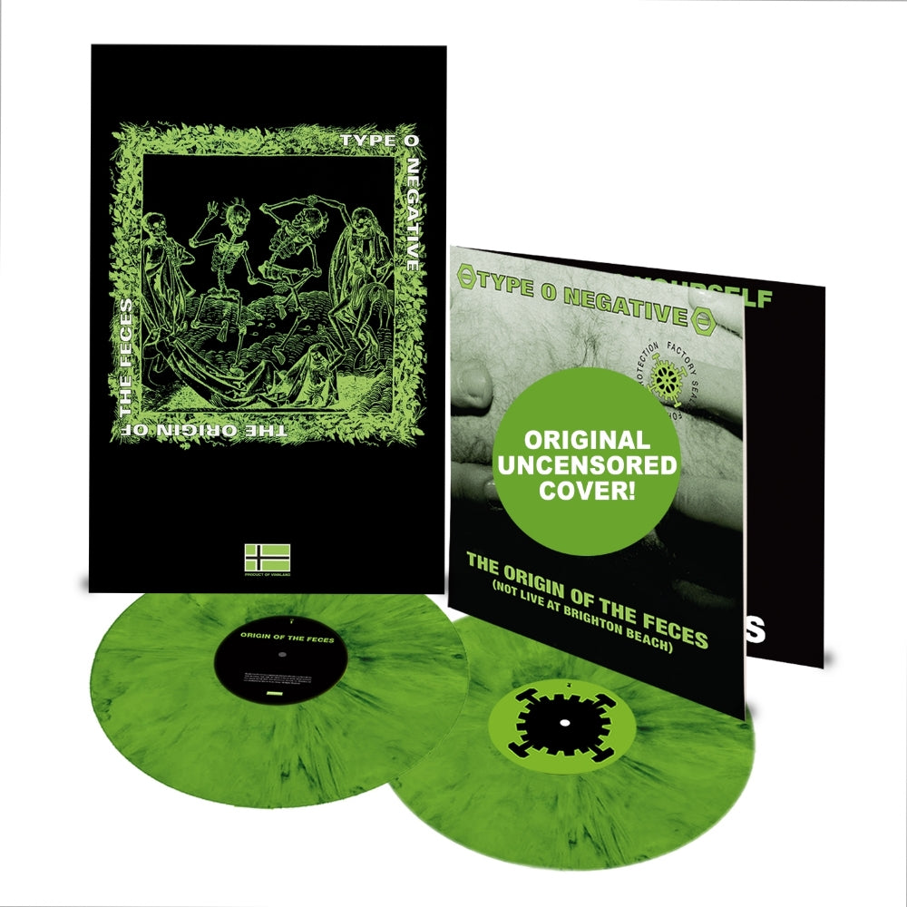 Type O Negative - The Origin Of The Feces (Not Live At Brighton Beach) - DOUBLE LP GATEFOLD COLOURED - RHINO