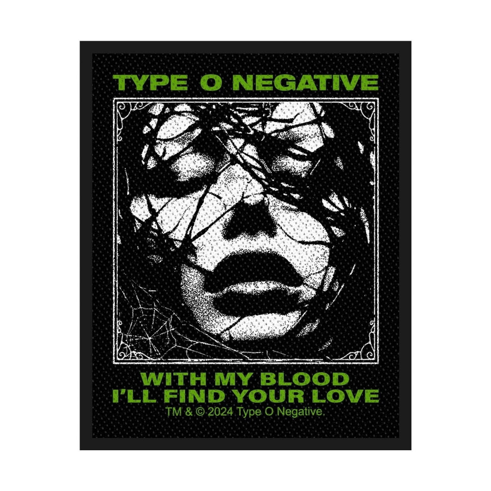 Type O Negative - With My Blood - Patch - Razamataz