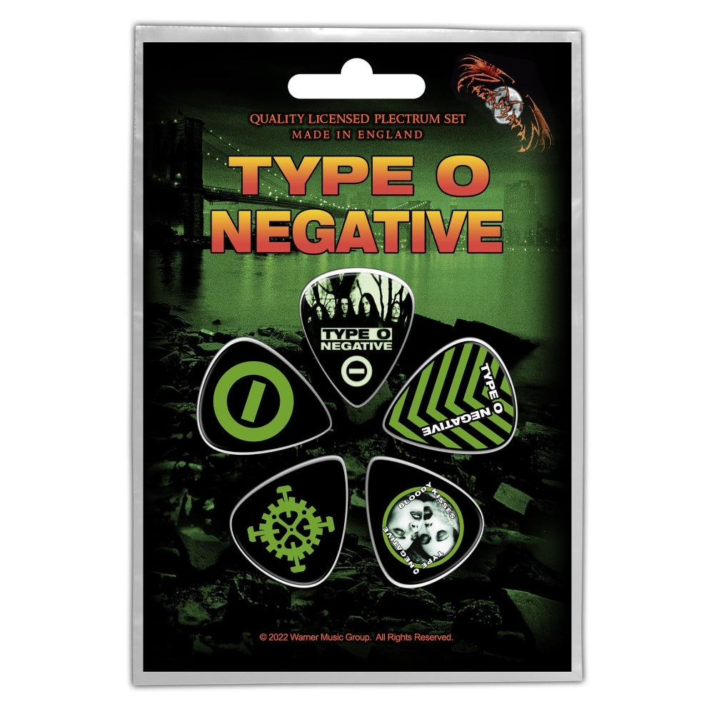 Type O Negative - World Coming Down - Guitar Pick Set - Razamataz