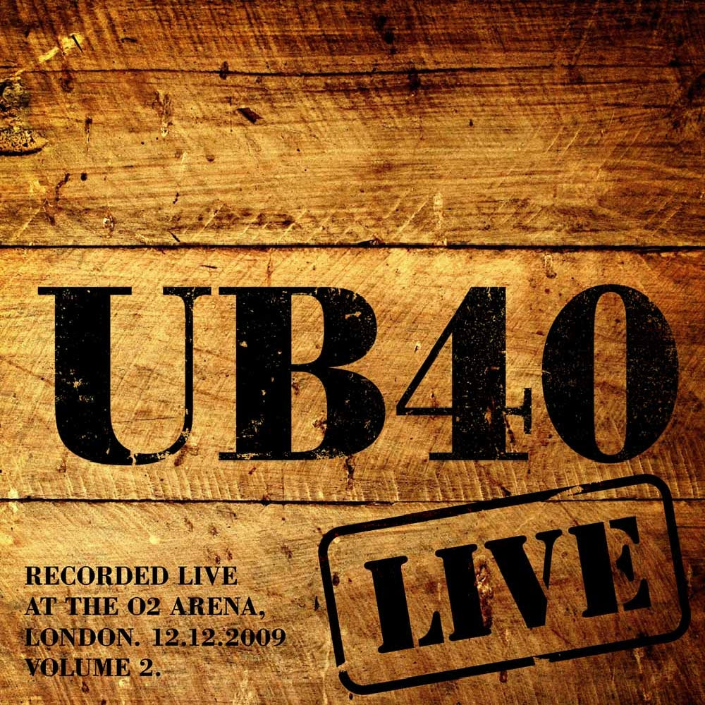 UB40 - Live 2009, Volume 2 - DOUBLE LP GATEFOLD - Let Them Eat Vinyl Rec.