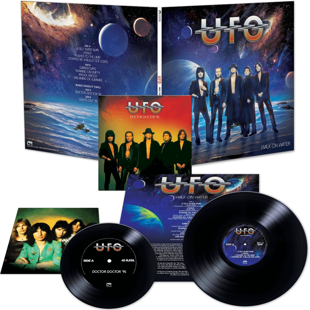 UFO - Walk On Water - LP GATEFOLD + 7" - Cleopatra Records - Image 3