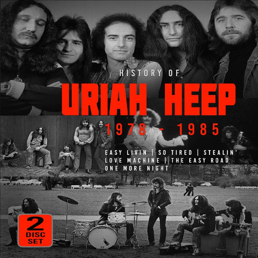 Uriah Heep - History Of 1978-1985 (Rare Live Recordings) - 2CD DIGISLEEVE A5 - Laser Media