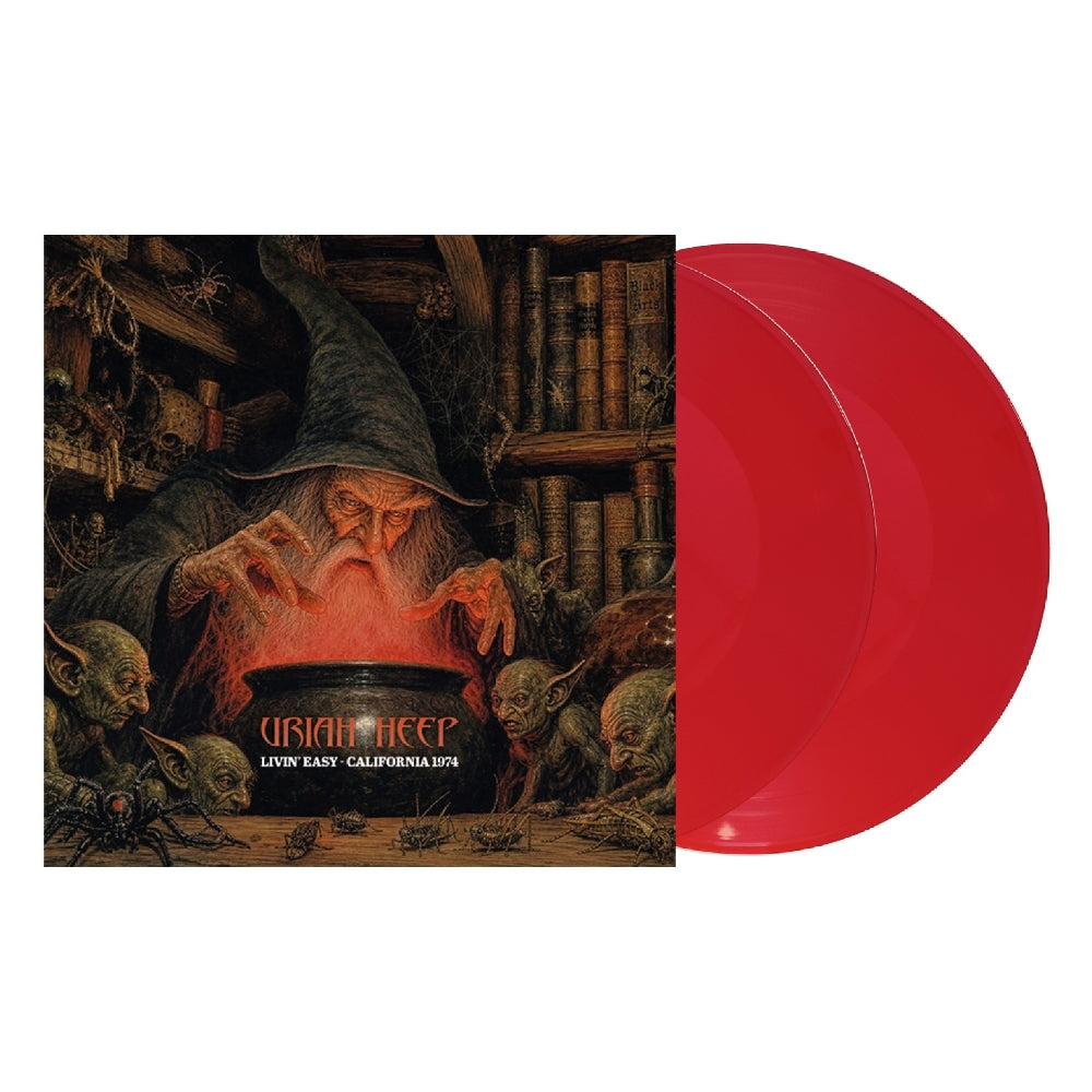 Uriah Heep - Livin Easy - California 1974 (Live Broadcast Recording) - DOUBLE LP COLOURED - Expensive Woodland Recordings