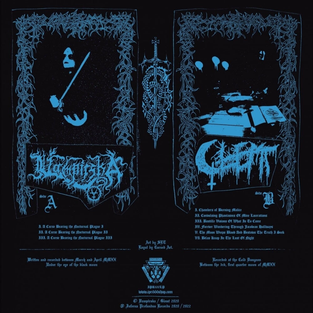 Vampirska - Glemt - By Sanguinarian Will... - LP - Inferna Profundus Records - Image 2