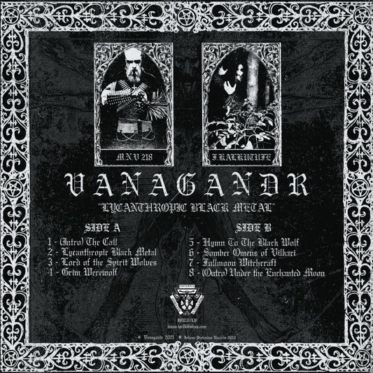 Vanagandr - Lycanthropic Black Metal - LP - Inferna Profundus Records - Image 2