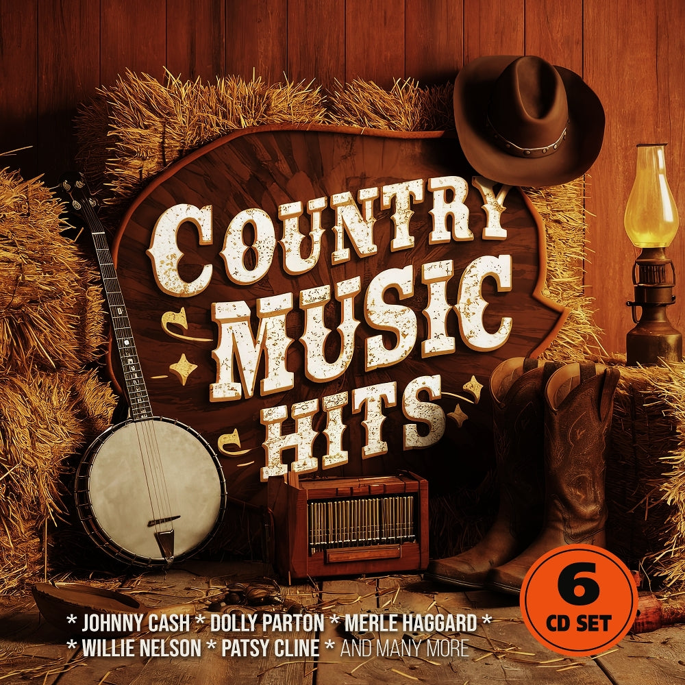 Various Artists - Country Music Hits - 6CD DIGISLEEVE - SIS Records