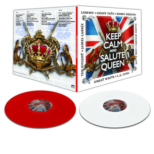 Various Artists - Keep Calm And Salute Queen - DOUBLE LP GATEFOLD COLOURED - Cleopatra Records