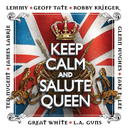 Various Artists - Keep Calm And Salute Queen - DOUBLE LP GATEFOLD COLOURED - Cleopatra Records - Image 3