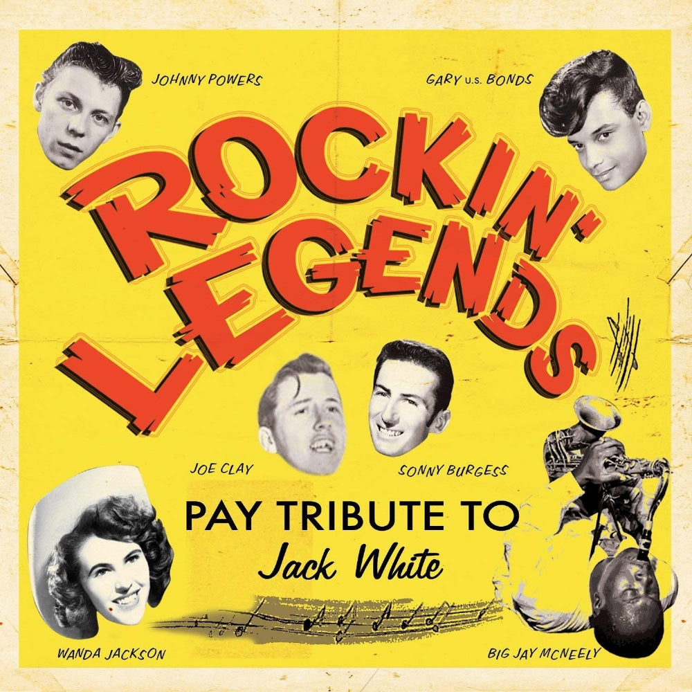 Various Artists - Rockin' Legends Pay Tribute To Jack White - CD DIGIPAK - Cleopatra Records