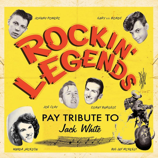Various Artists - Rockin' Legends Pay Tribute To Jack White - CD DIGIPAK - Cleopatra Records