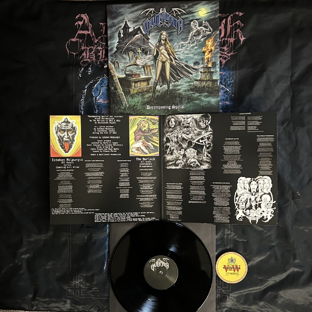 Vaultwraith - Decomposing Spells - LP Gatefold - Adirondack Black Mass - Image 2