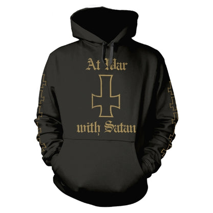 Venom - At War With Satan (Gold) - Hooded Sweat Shirt - PHD