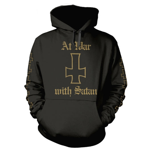 Venom - At War With Satan (Gold) - Hooded Sweat Shirt - PHD