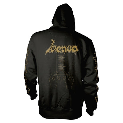 Venom - At War With Satan (Gold) - Hooded Sweat Shirt - PHD - Image 2