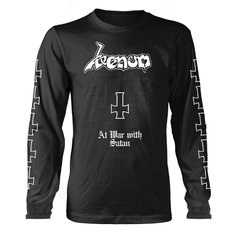 Venom - At War With Satan (White) - Long Sleeve - PHD