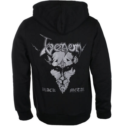 Venom - Black Metal - Hooded Sweat Shirt Zip - Razamataz - Image 2
