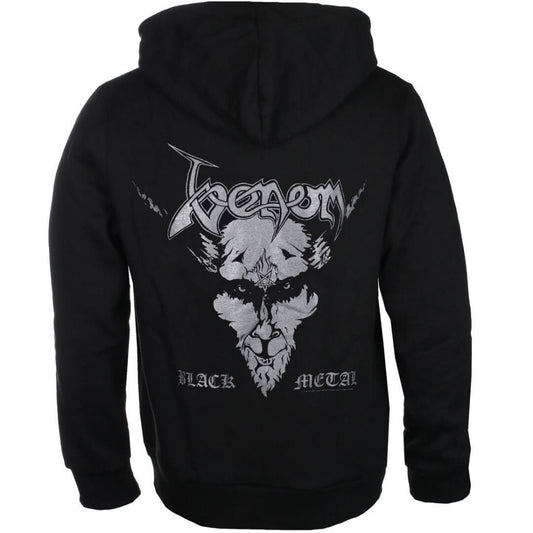 Venom - Black Metal - Hooded Sweat Shirt Zip - Razamataz - Image 2