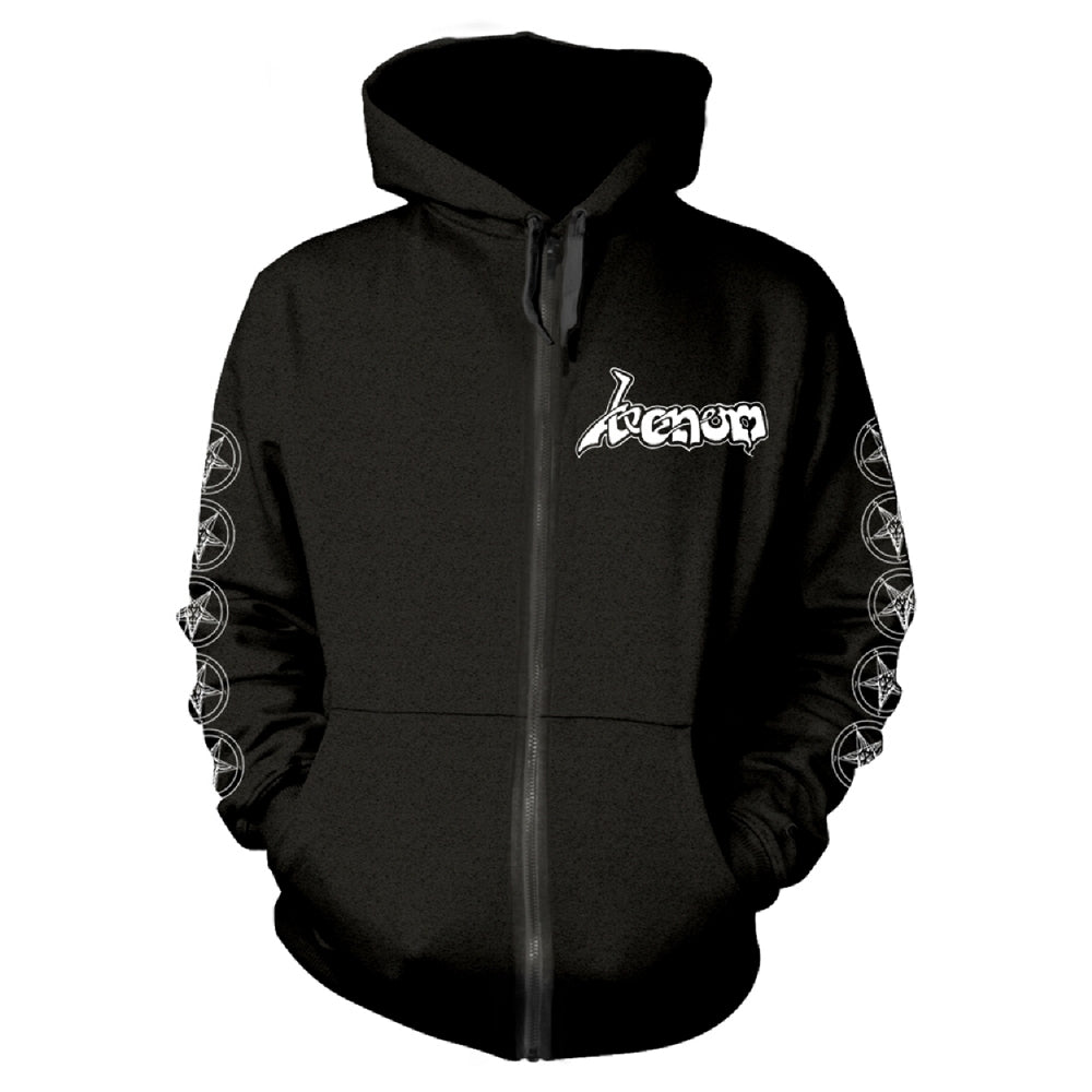 Venom - Logo (White) - Hooded Sweat Shirt Zip - PHD