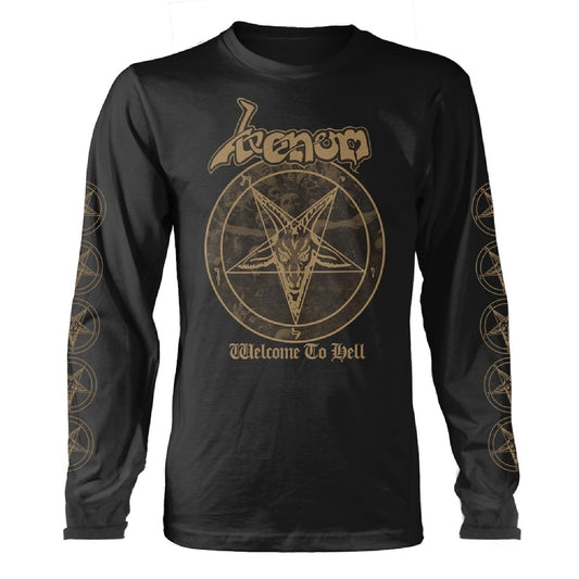 Venom - Welcome To Hell (gold) - Long Sleeve - PHD