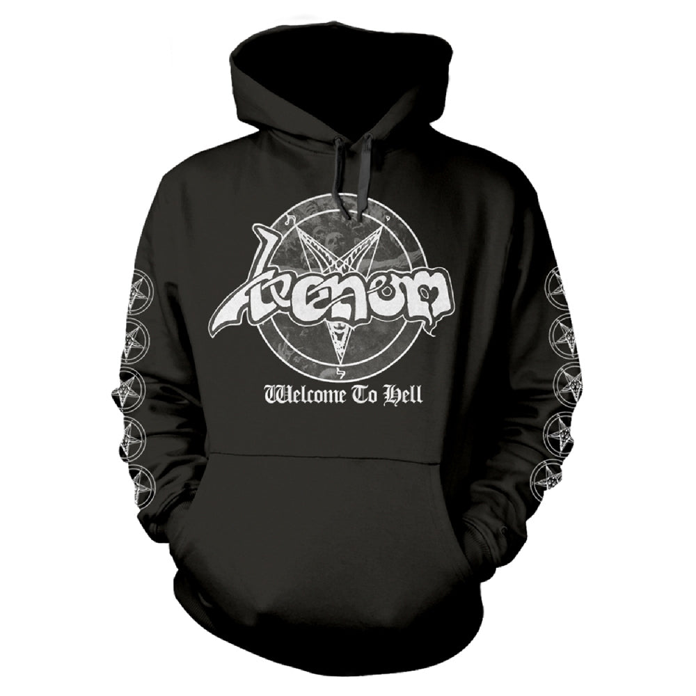Venom - Welcome To Hell (white) - Hooded Sweat Shirt - PHD