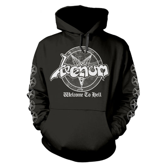Venom - Welcome To Hell (white) - Hooded Sweat Shirt - PHD