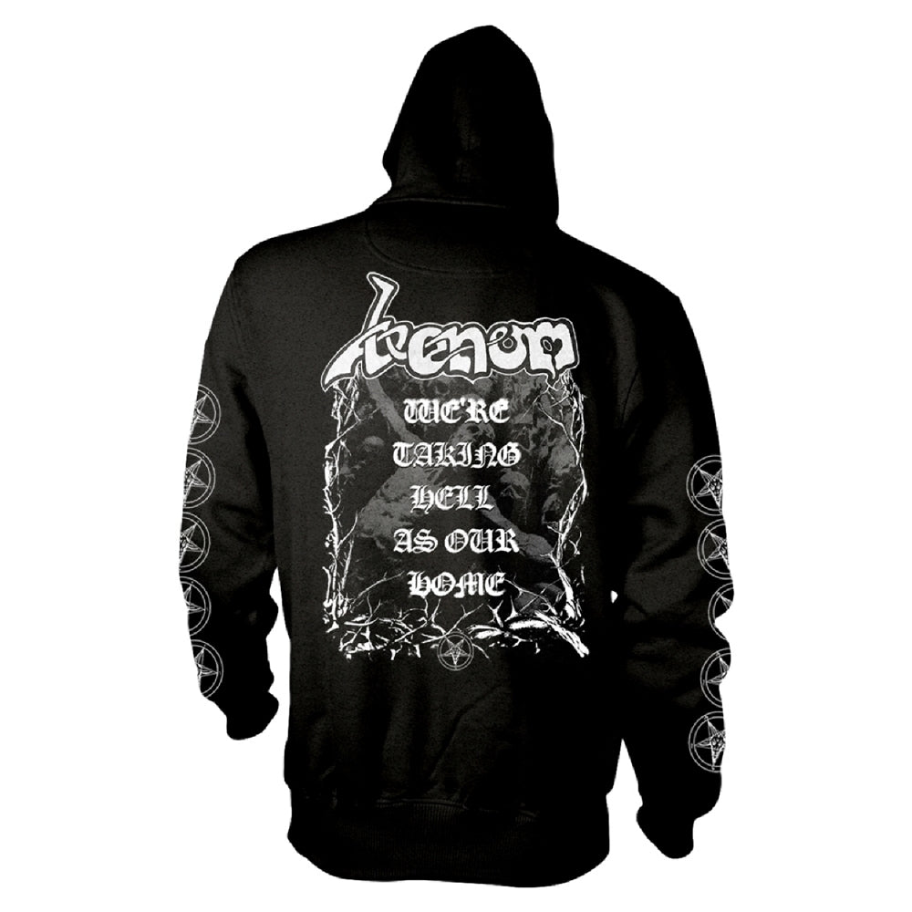 Venom - Welcome To Hell (white) - Hooded Sweat Shirt Zip - PHD - Image 2