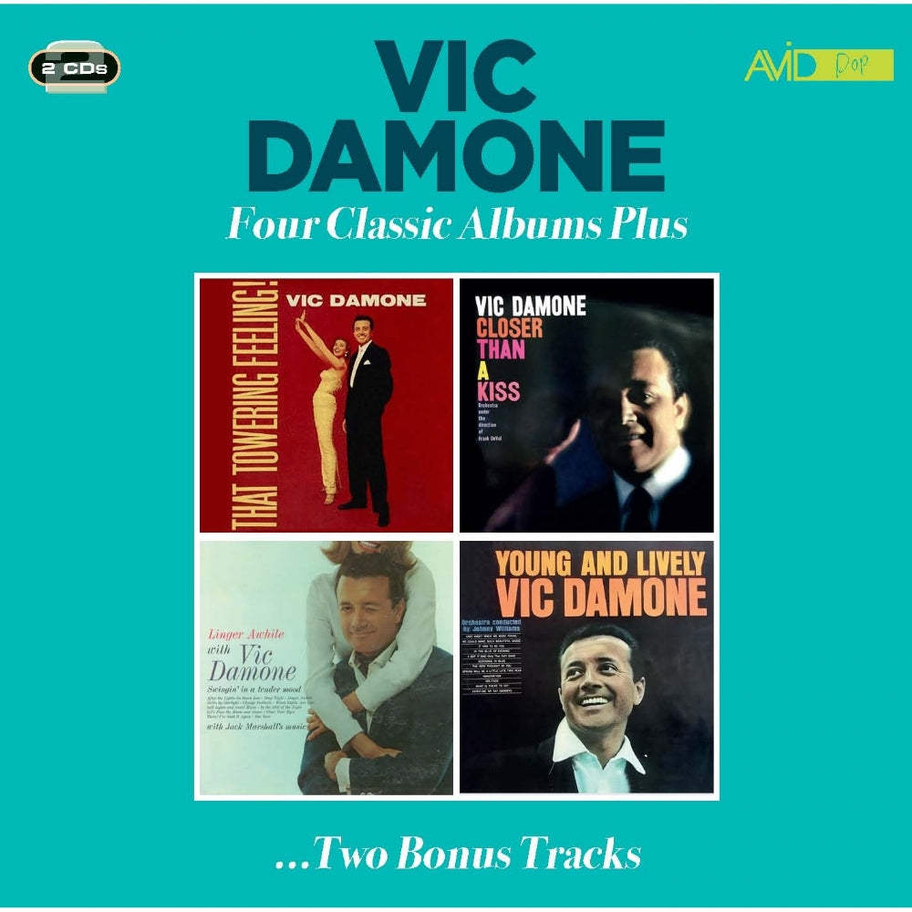 Vic Damone - Four Classic Albums Plus - CD - Avid Rock N Roll Records