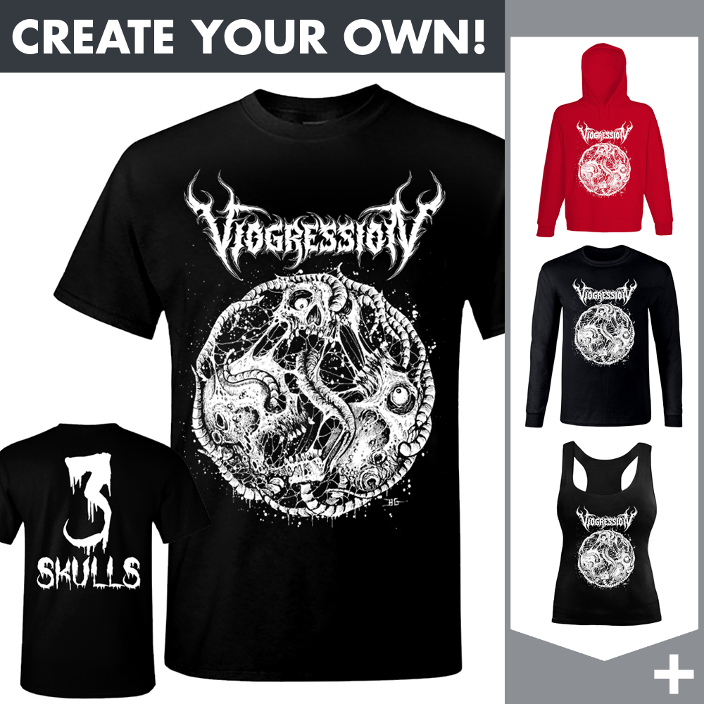 Viogression - Three Skulls - Merchandising