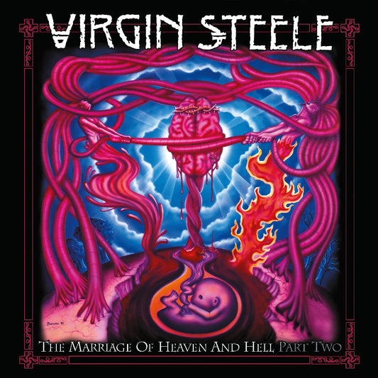 Virgin Steele - The Marriage Of Heaven & Hell Part Two - DOUBLE LP GATEFOLD COLOURED - Steamhammer - Image 2