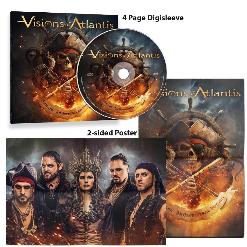 Visions Of Atlantis - Armada - An Orchestral Voyage - CD - Napalm Records - Image 2